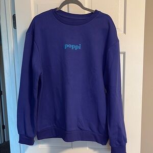 Poppi for Target Crew Neck Sweatshirt NWT